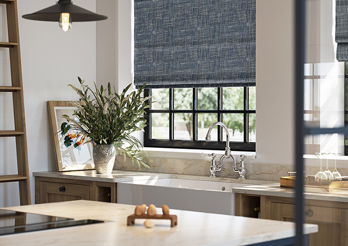 Kildare, Denim - Roman Blind - Image 5